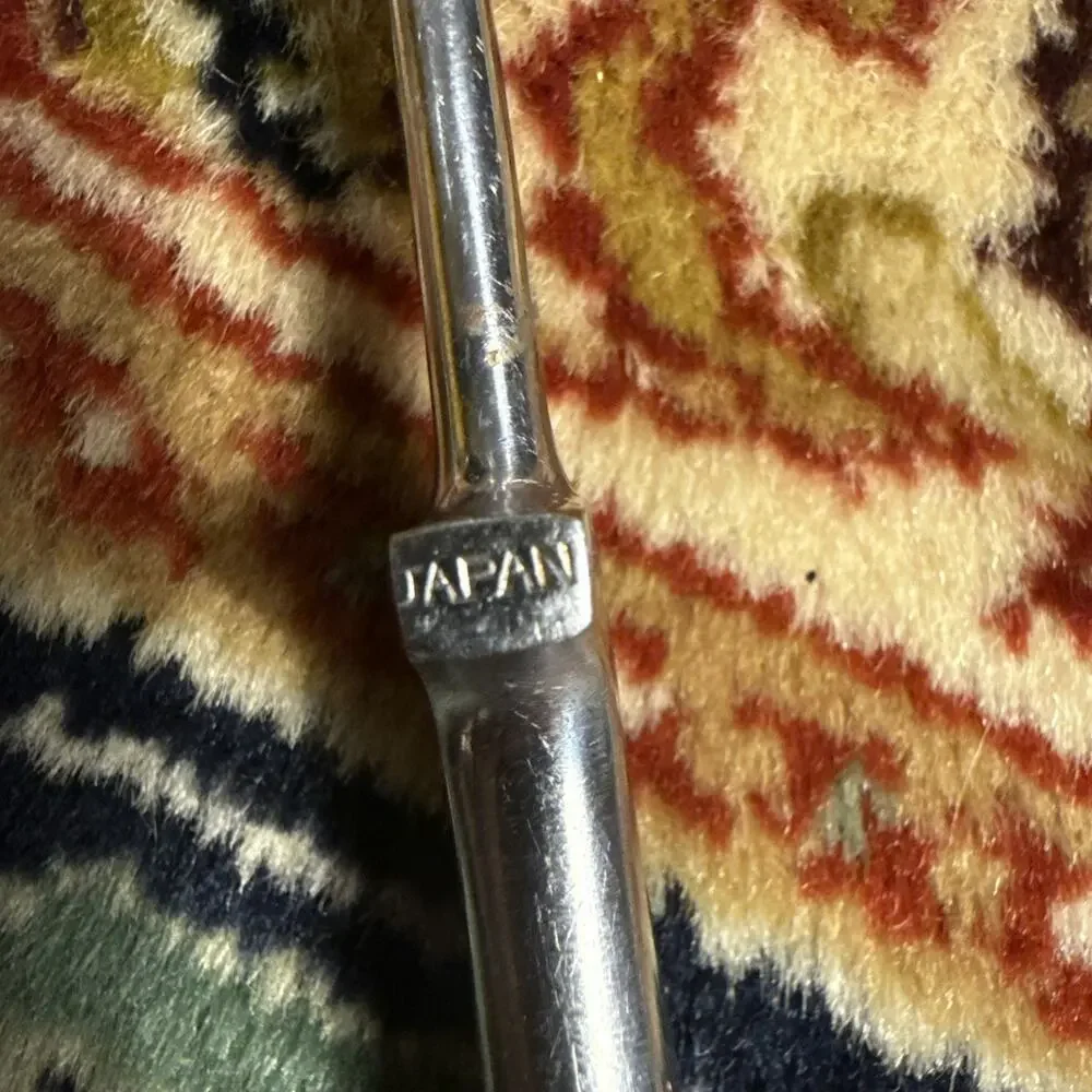 Vintage Mid-Century-Modern Style JAPAN Stainless Steel Meat Carving Fork 12”